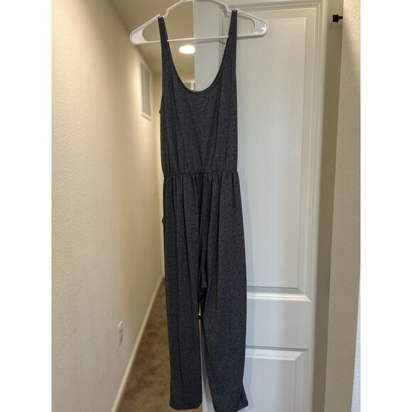 Divided For H&M Charcoal Grey Jumpsuit With Pockets And Scoop Neck, Size S - Picture 6 of 6